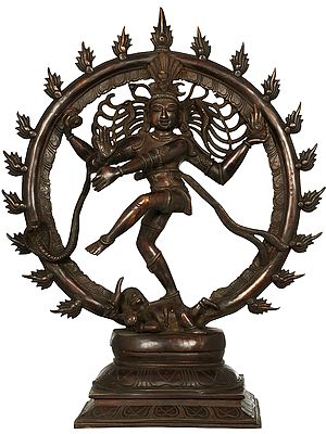 23" Nataraja - Brass Statue In Brass | Handmade | Made In India