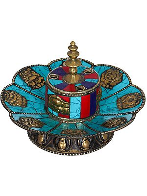 Tibetan Buddhist Incense Burner