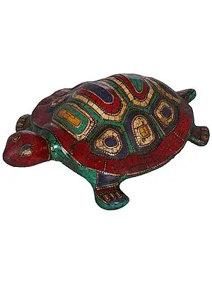 Vastu Tortoise with Inlay Work - Made in Nepal