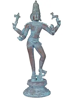 19" Lord Shiva as Pashupatinath In Brass | Handmade | Made In India