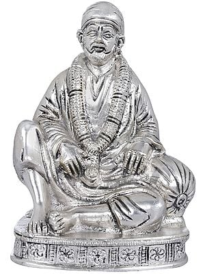 5" Shirdi Sai Baba In Brass | Handmade | Made In India