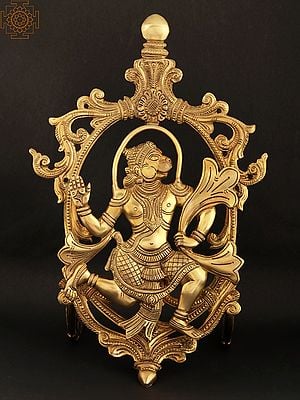 Divine Vastu Mahabali Hanuman Brass Statue