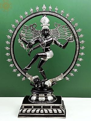 31" Fine-Limbed Lord Nataraja in Brass | Handmade | Made In India