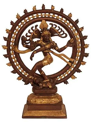 13" Nataraja In Brass | Handmade | Made In India