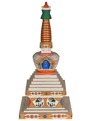 Made in Nepal Tibetan Buddhist Chorten (Stupa)