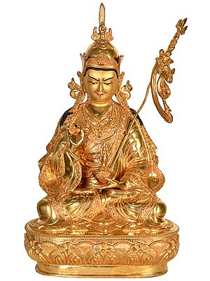 Tibetan Buddhist Deity Padmasambhava or Rin Poche (Made in Nepal)