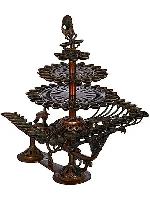 16" 84 Divat Arti Lamp In Brass | Handmade | Made In India
