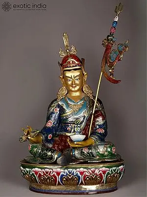 Guru Padmasambhava Seated Statue from Nepal