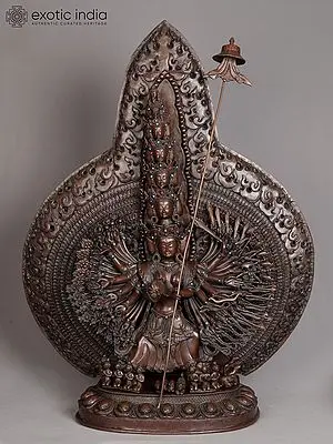 White Umbrella Goddess Sculpture