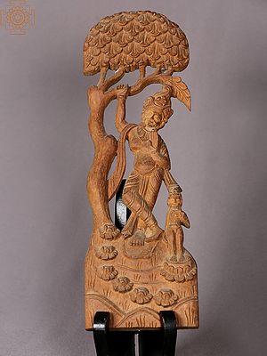 12" Wooden Maya Devi