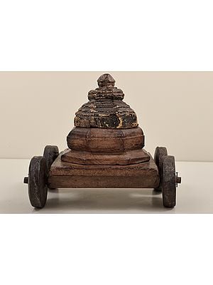 Wooden Spice Box with Wheel | Wooden Spice Box | Handmade Art | Made In India