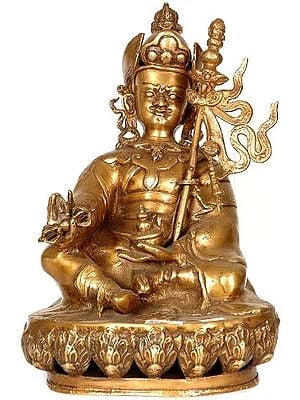 17" (Tibetan Buddhist Deity) Padmasambhava - The Second Buddha In Brass | Handmade | Made In India