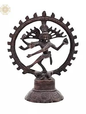 5" Lord Shiva as Nataraja Brass Statue | Handmade | Made In India