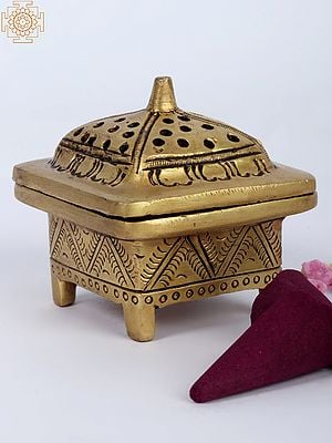 2" Incense Burner In Brass | Handmade | Made In India