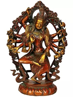 12" Dancing Shiva In Brass | Handmade | Made In India