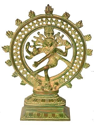 8" Nataraja In Brass | Handmade | Made In India