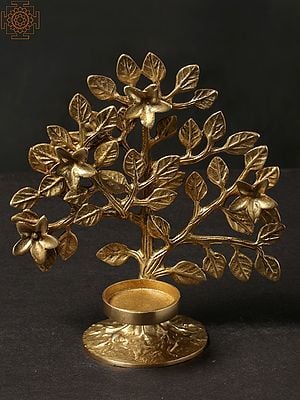 Brass Tree Candle Stand