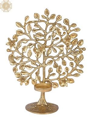 Tree with Attached Candle Holder
