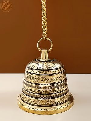 6" Brass Temple Bell | Handmade