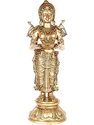 30" An Auspicious Motif Aimed at Bringing Prosperity and Riches In Brass | Handmade | Made In India