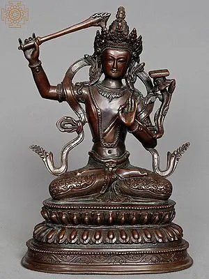10" Manjushri Statue from Nepal