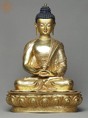 18" Lord Amitabha Buddha From Nepal
