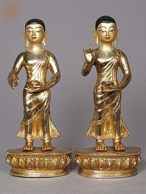 9" Set Of Two Shaliputra From Nepal