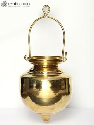 Handmade Brass Abhishek Kalash | Made in India