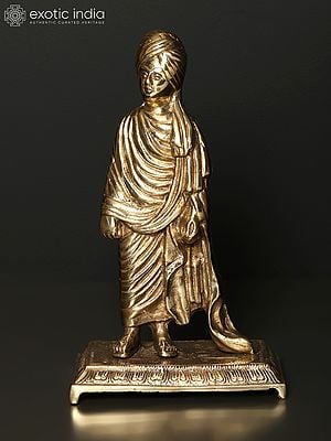 9" Swami Vivekananda | Brass Statue