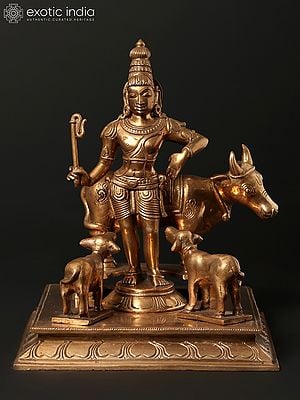Bronze Statues of lord Krishna