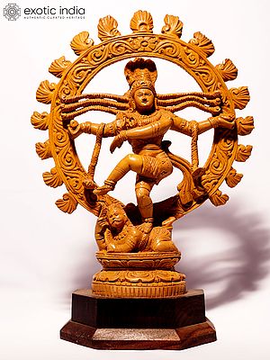 12" Nataraja (Dancing Lord Shiva) | Sandalwood Carved Statue