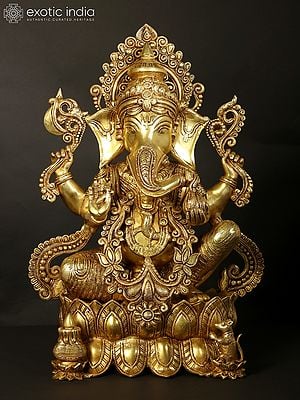 20" Superfine Idol Of Auspicious Ganesha