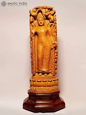 19" Beautiful Standing Statue Of Lord Buddha