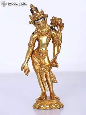 7" Tibetan Buddhist Deity Padmapani (Avalokiteshvara)