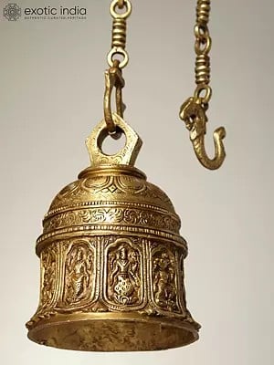 7" Dashavatara Bell in Brass