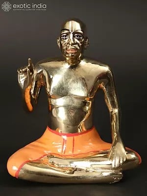 6" Small Swami Prabhupada - Founder of ISKCON | Brass Statue
