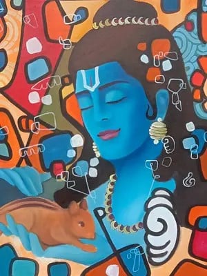Lord Shiva Painting | Acrylic  On Canvas | By Abinash Mohanty