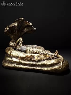 Lost Temples - God Vishnu sleeping on Anantha in a Paris museum thousands  of kilometers away from where he actually used to reside. It belongs to  Tamil Nadu, 17th-18th CE. Funny thing