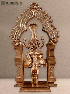 29" Keppammal For Temple Decor | Panchaloha Bronze