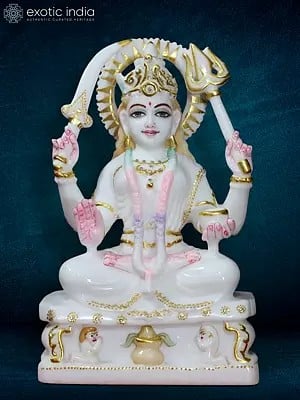 12" Santoshi Maa Statue - Goddess Of Satisfaction