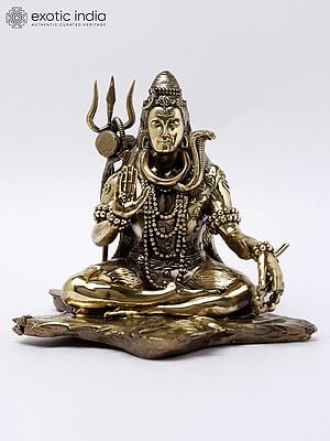 6" Superfine Blessing Lord Shiva | Brass Statue