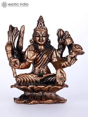 2" Small Mahavidya Matangi | Copper Statue