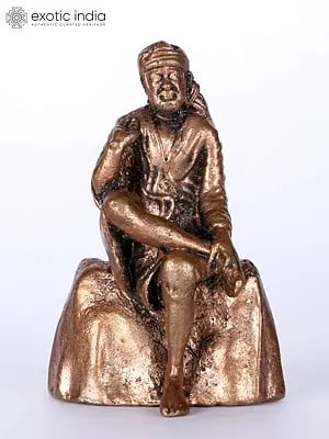 2" Small Blessing Sai Baba | Copper Statue