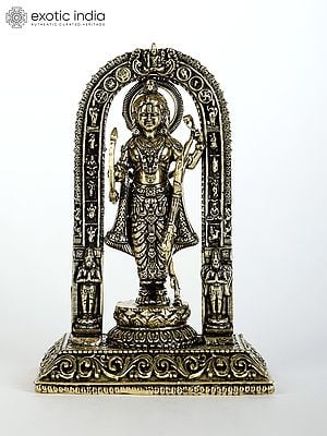 4" Small Ram Lalla Statue in Brass