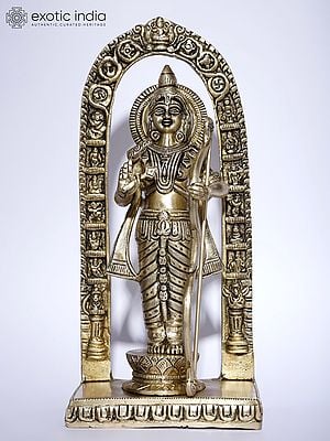 11" Ram Lalla Statue in Brass