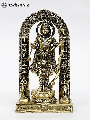 5" Ram Lalla Statue in Brass