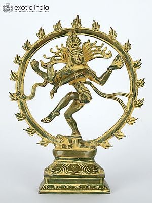 9" Nataraja - Dancing Lord Shiva | Brass Statue