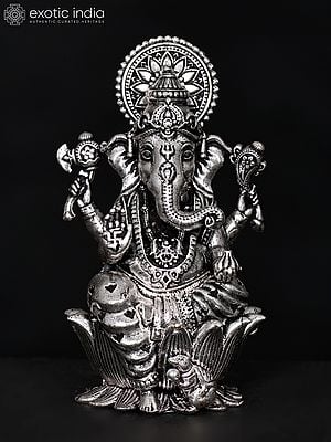 2" Small Superfine Blessing Lord Ganesha Brass Statue