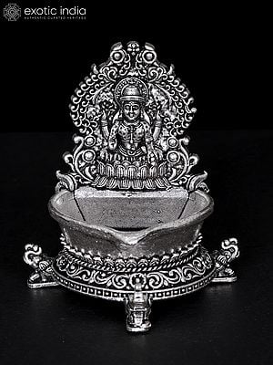 Small Superfine Goddess Lakshmi Brass Diya