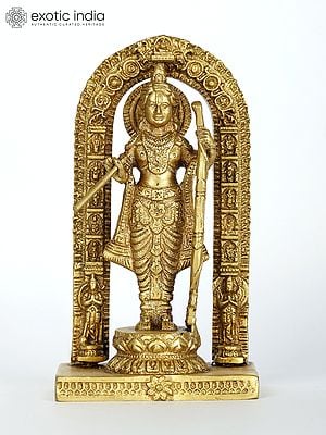 5" Small Ram Lalla | Brass Statue